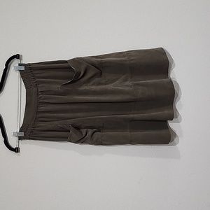 Zara basic. Army greed midi skirt size medium great condition